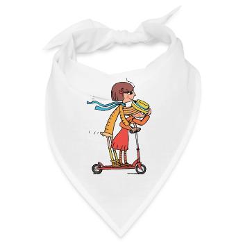 Kinder - Bandana - Weiß - Vorne