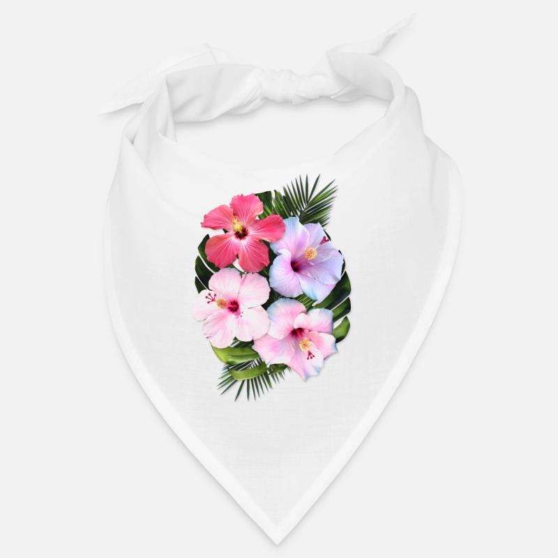 AD Hibiscus - Bandana - Weiß