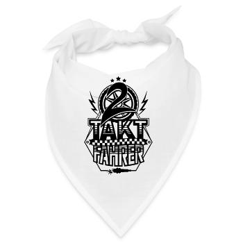 2-Takt-Fahrer / Zweitaktfahrer - Bandana - Weiß - Vorne