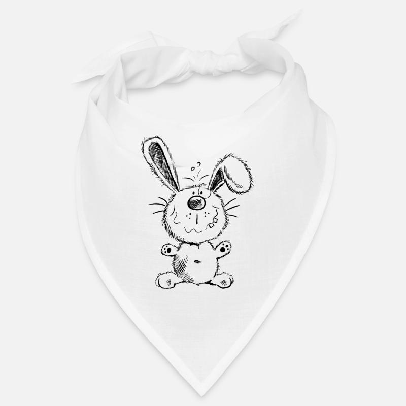 Fluffy bunny - Rabbit - Comic - Animal Bandana
