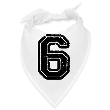 6 - Bandana - Weiß - Vorne