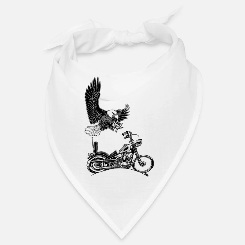 0906 aigle chopper knucklehead - Bandana - blanc