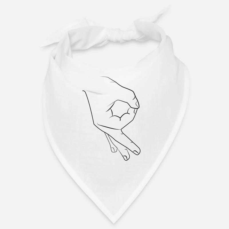 Regardé dans / blague / main de troll Bandana