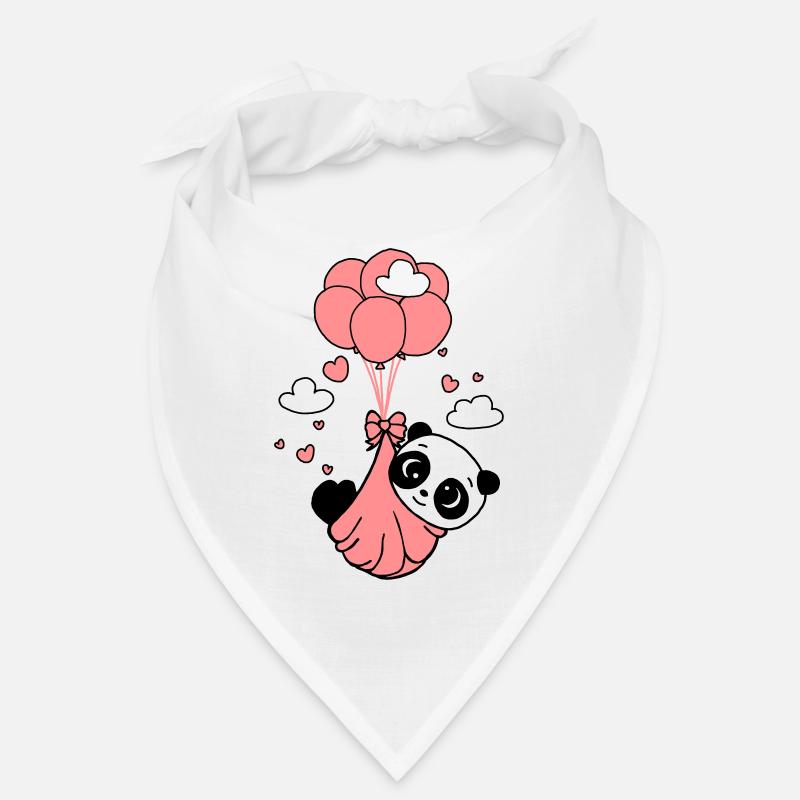 Panda cub dans les nuages Bandana