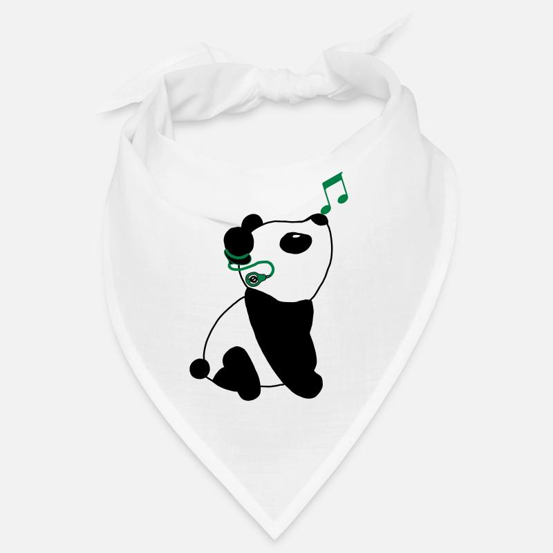 Panda avec implant cochléaire Bandana
