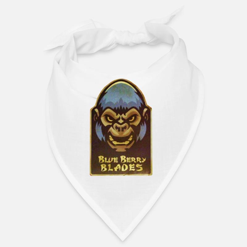 blue berry blades affe robot Bandana