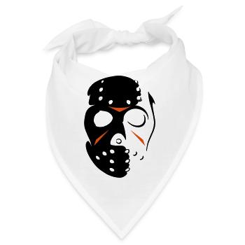 Jason Maske - Bandana - Weiß - Vorne