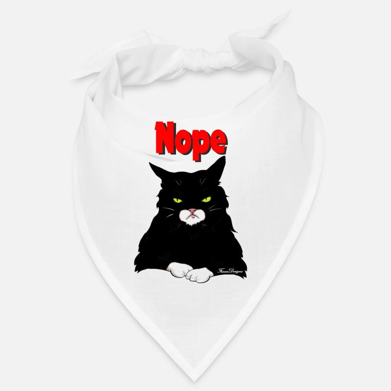 Nope, non, drôle de chat méchant Bandana