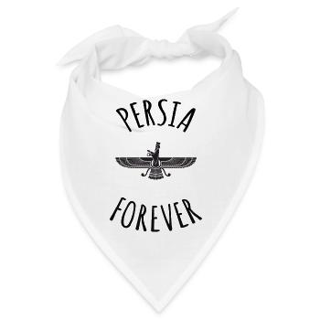 Tshirt Iran Persien für immer faharavar persisch - Bandana - Weiß - Vorne