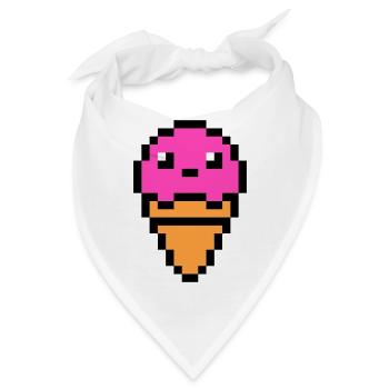 Eis - Bandana - Weiß - Vorne