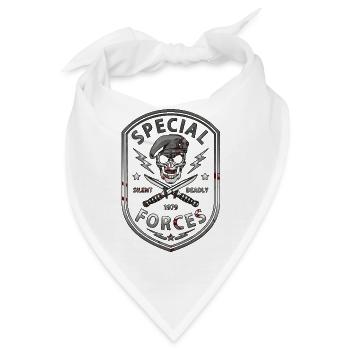 Spezialeinheiten - Bandana - Weiß - Vorne
