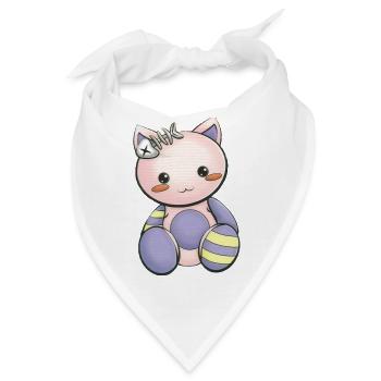 Manga - Bandana - Weiß - Vorne