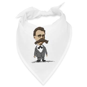 Nietzsche - Bandana - Weiß - Vorne