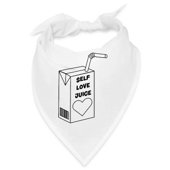 Selbst Liebe Saft - Bandana - Weiß - Vorne