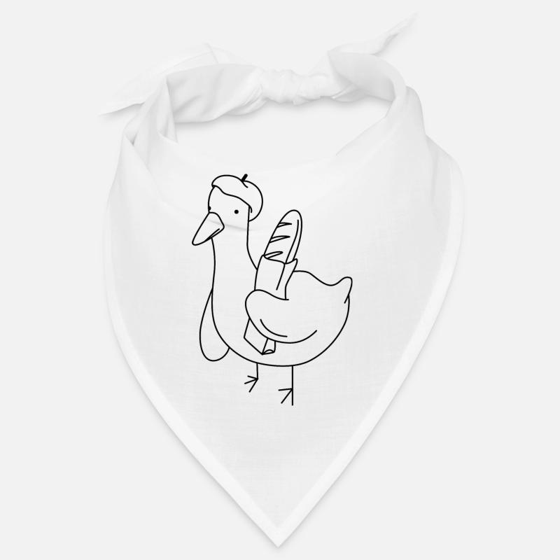 Baguette Canard - Bandana - blanc
