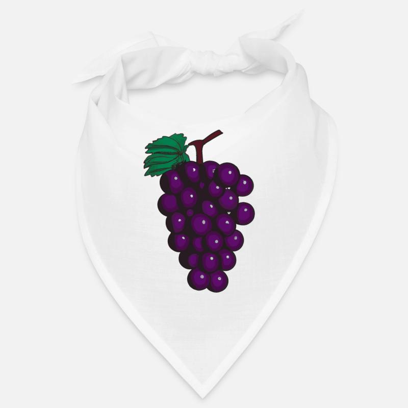 Grape Grapes Wine Illustration Idée cadeau Bandana