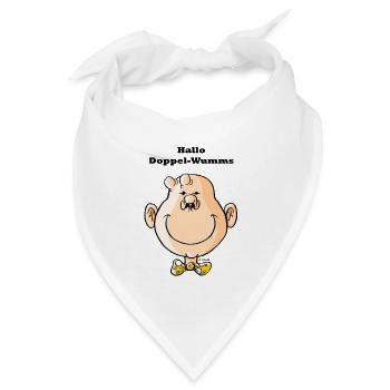 Beispiel Kopp Doppelwumms - Bandana - Weiß - Vorne