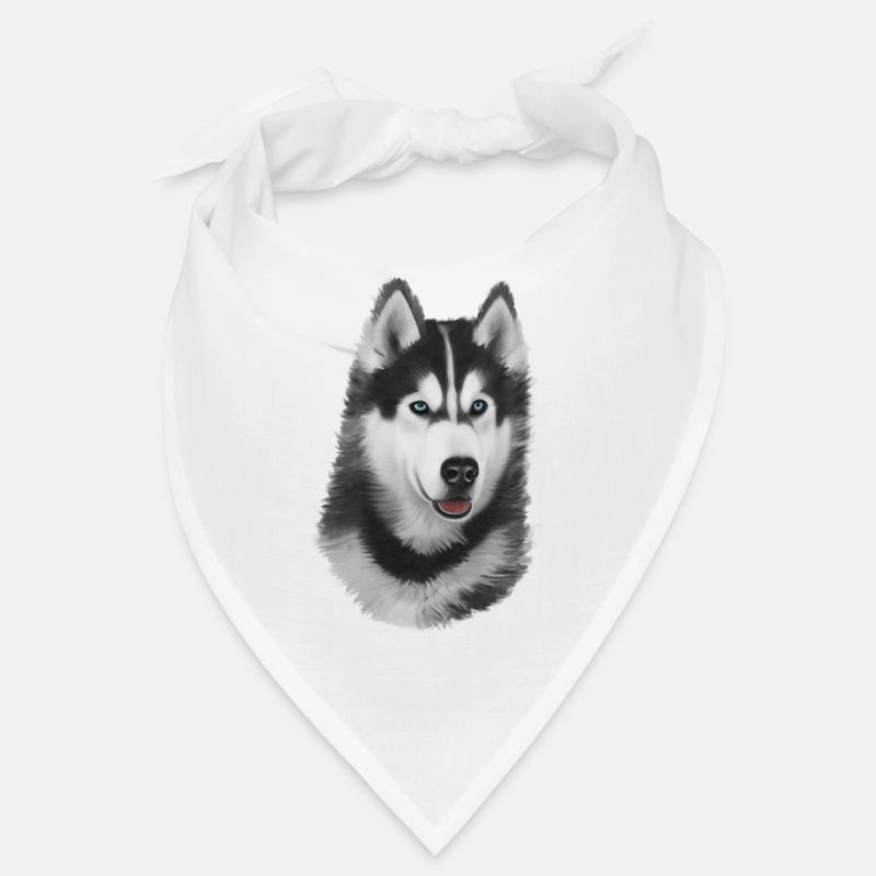 Husky Painted Bandana