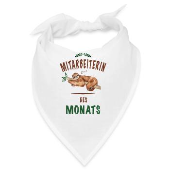 Mitarbeiterin des Monats - Bandana - Weiß - Vorne