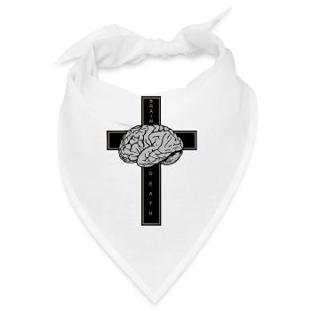 brain death - Bandana - Weiß - Vorne