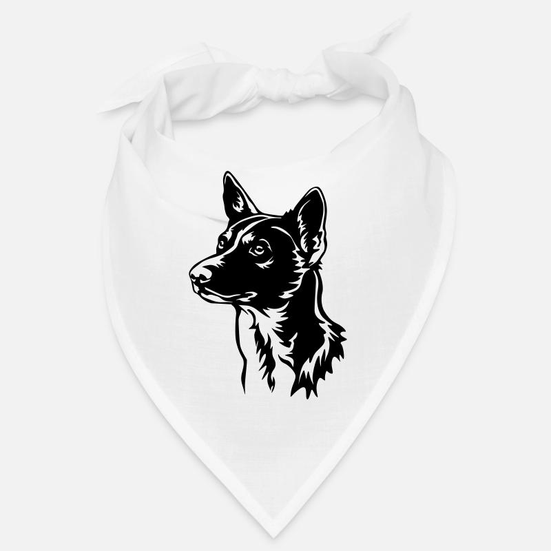 Tête de Basenji Bandana