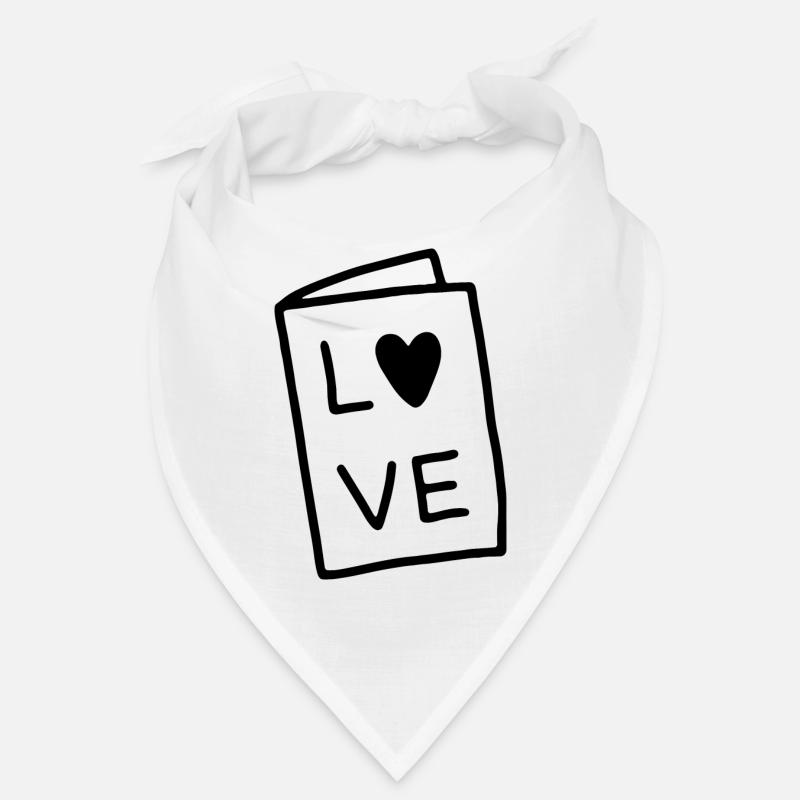 Amour de livre Bandana