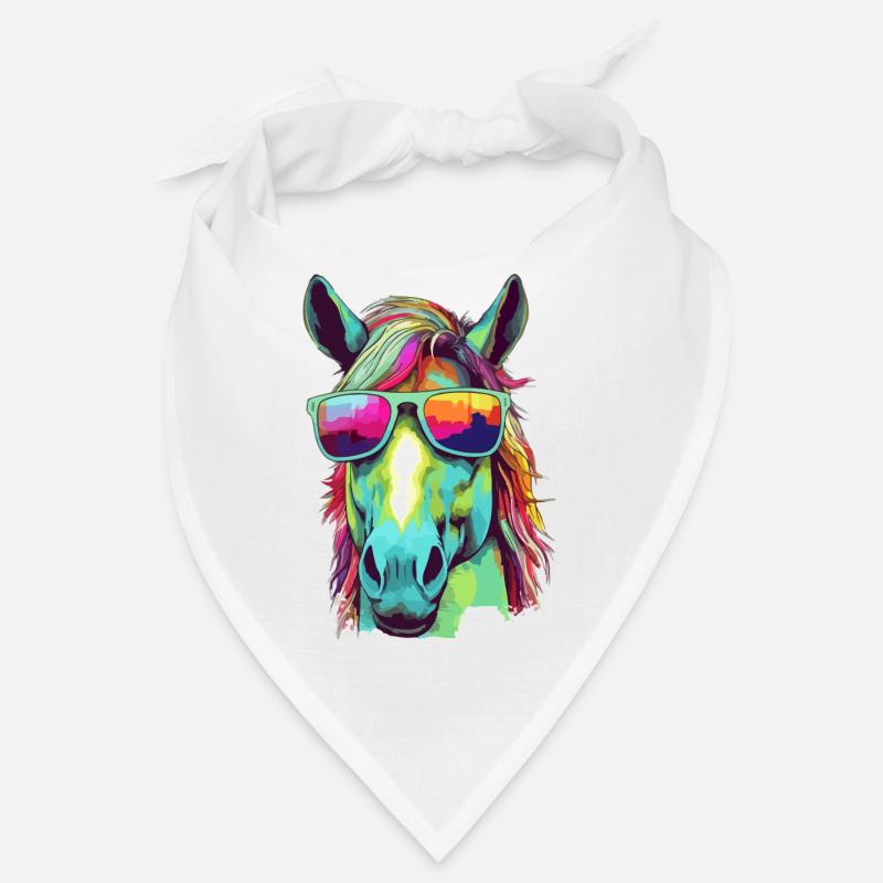 Eto das bebrillte Pferd Bandana