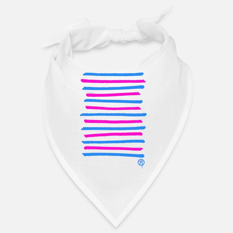 Sprayed graffiti lines, printing color freely selectable Bandana