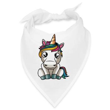 unicorn - Bandana - Weiß - Vorne