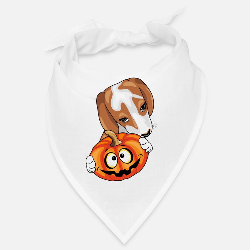 Beagle à la citrouille Bandana