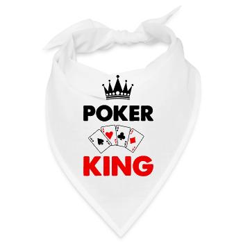 poker king - Bandana - Weiß - Vorne