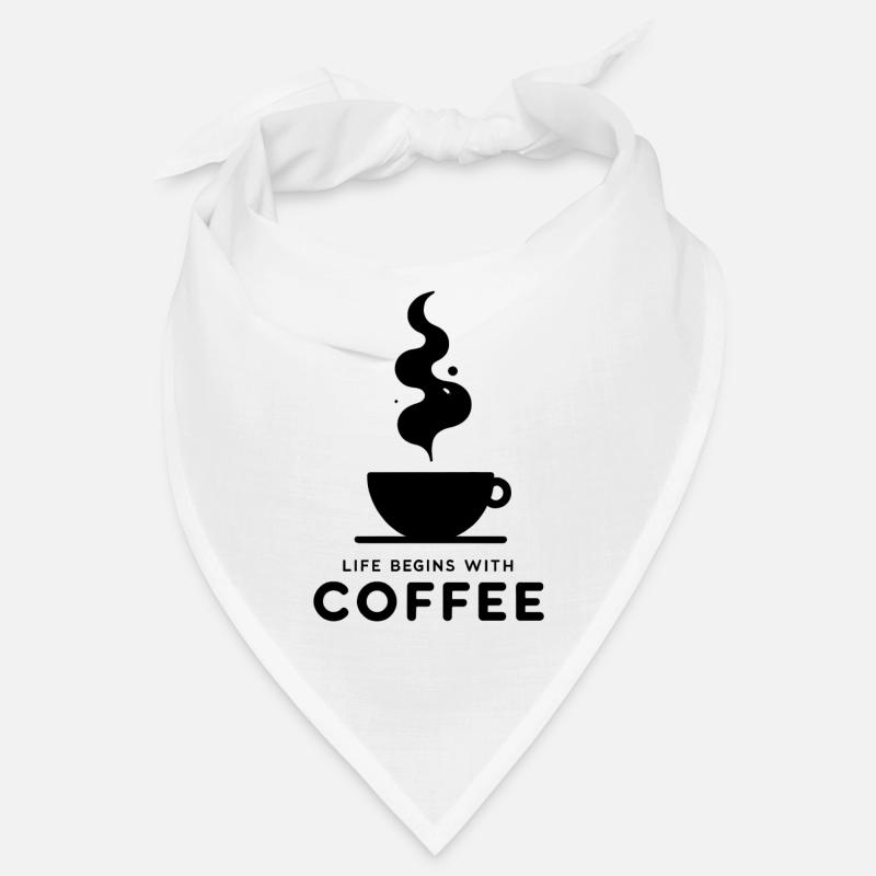 Kaffeebeginn: Leben beginnt Bandana