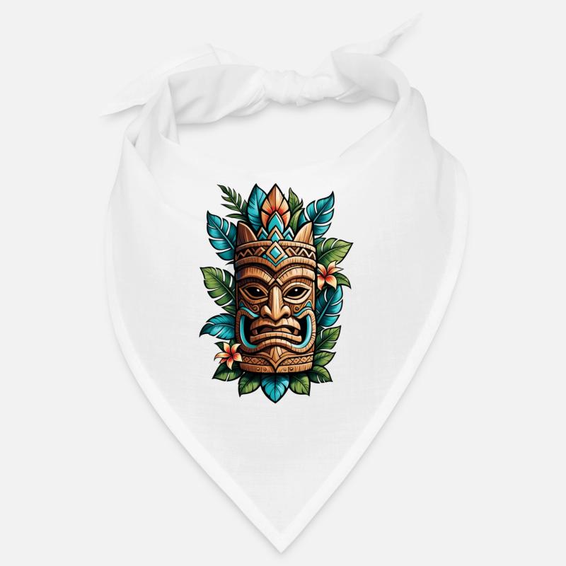 tiki beach - statue polynèsie Bandana
