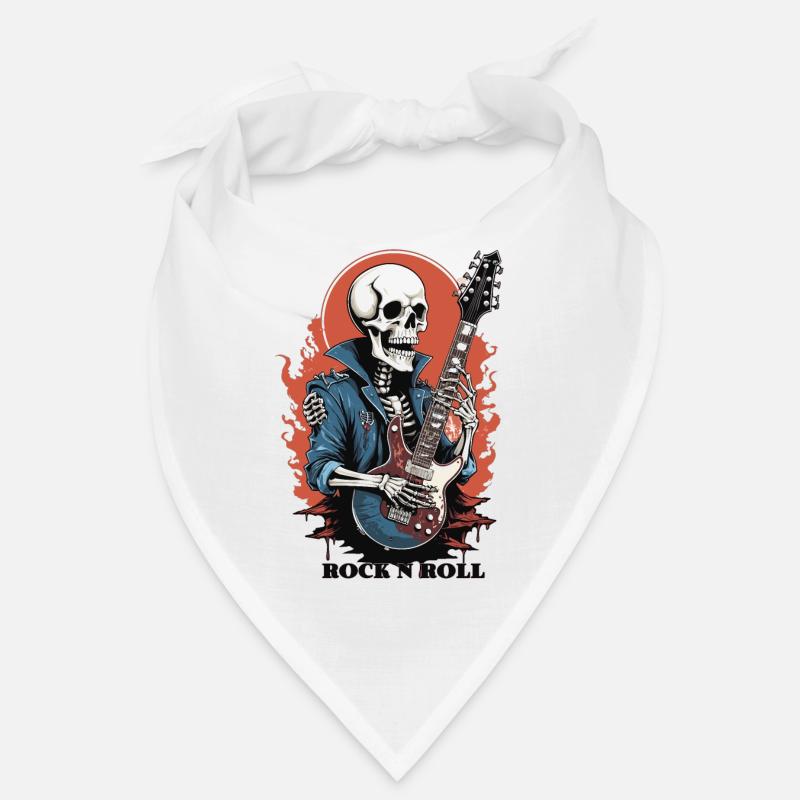 Rock 'n' Roll Skeleton Bandana