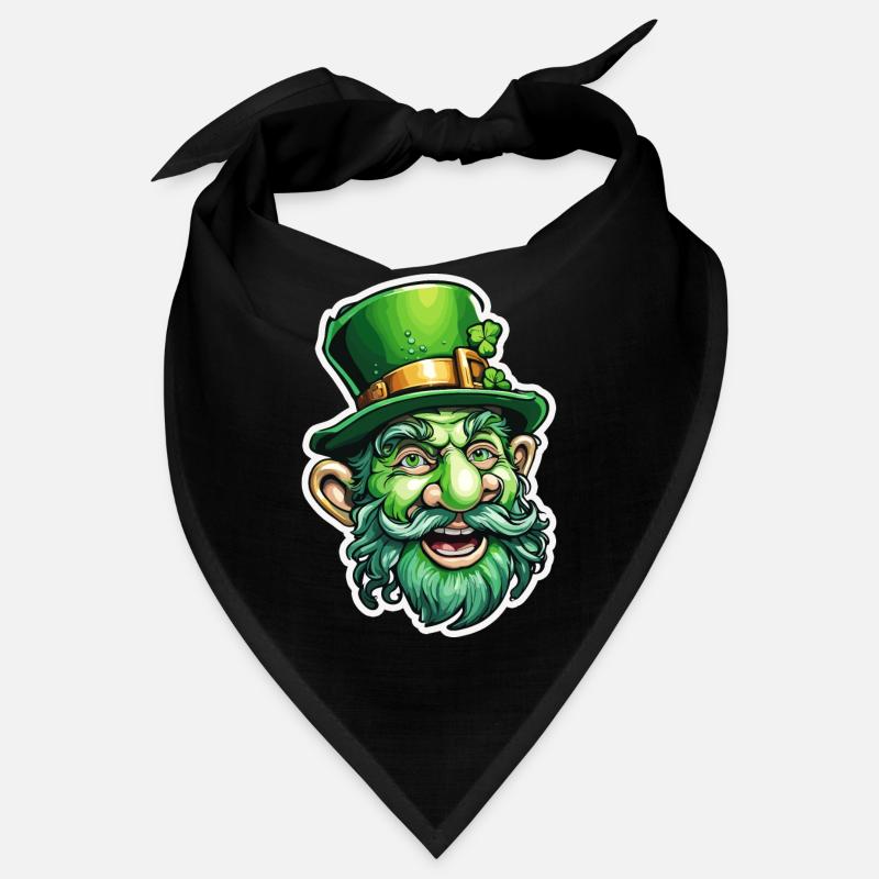 Leprechaun / Leprechaun / Vert / Gingembre / Irlande Bandana