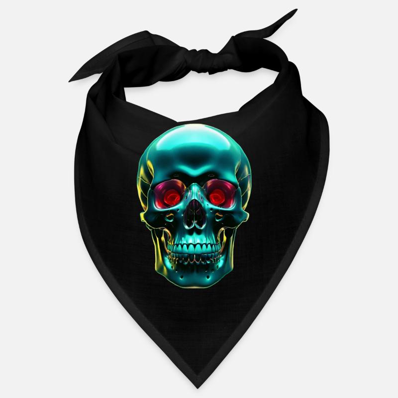 Green Skull Bandana