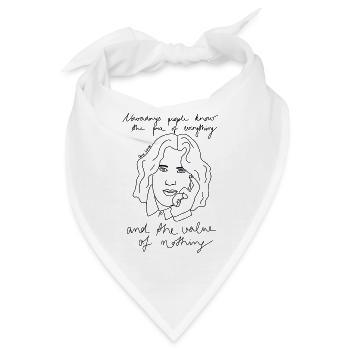 Oscar Wilde - Bandana - Weiß - Vorne