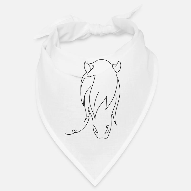 Pferd Silhouette Bandana
