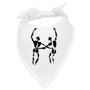 Freunde - Bandana - Weiß - Vorne
