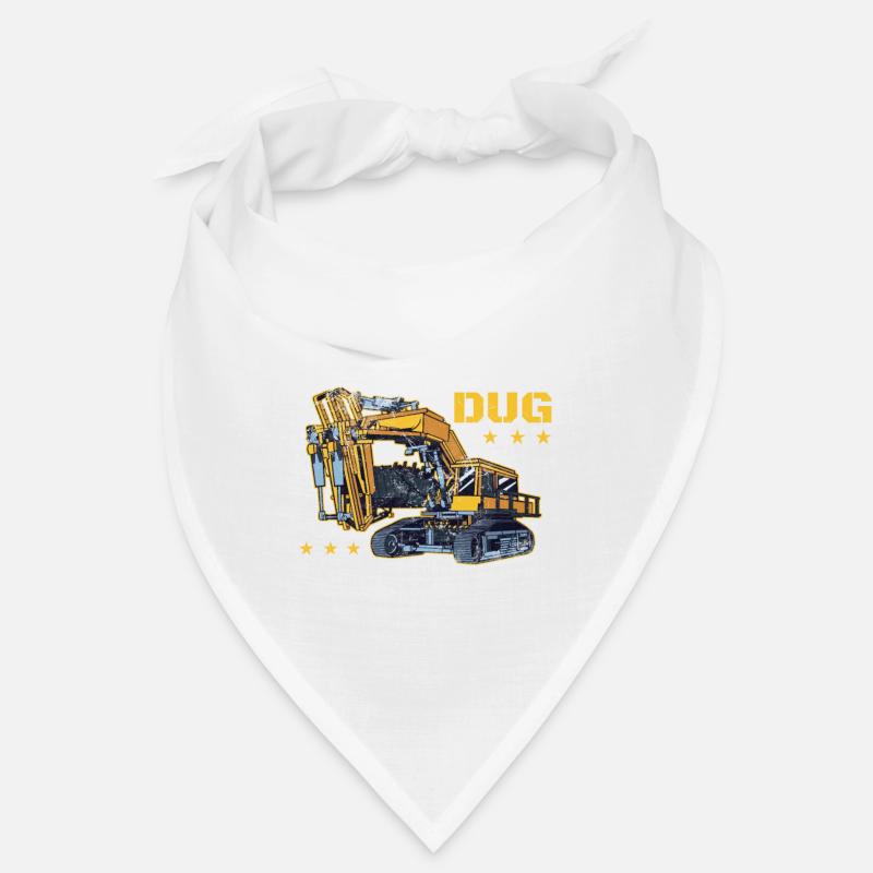Been there dug that - Bandana - white