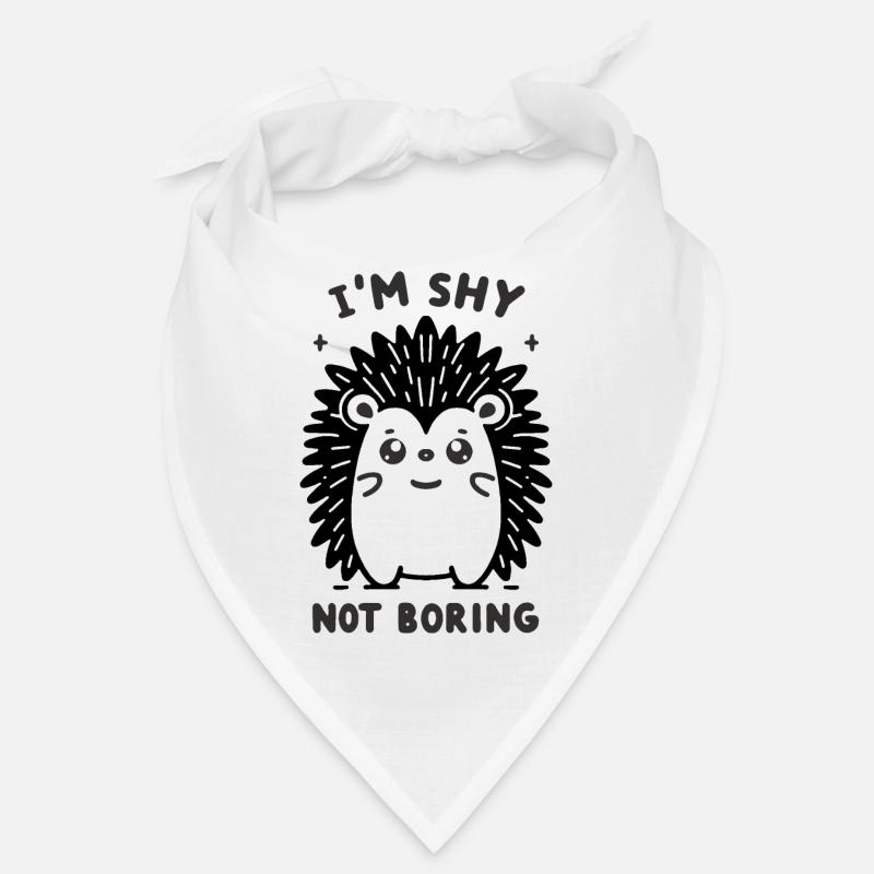 Hérisson noir timide Bandana