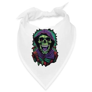 Tod in der Nachbarschaft - Bandana - Weiß - Vorne
