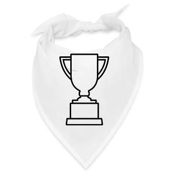 Trophäe - Bandana - Weiß - Vorne