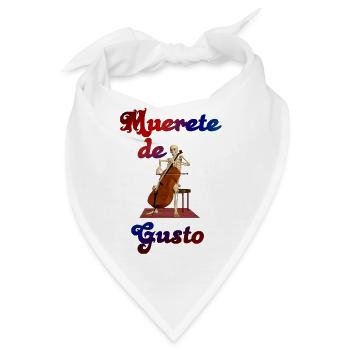 Orchester-Skelett - Bandana - Weiß - Vorne