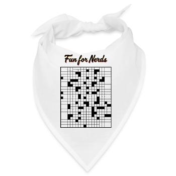 Spaß für Nerds - Bandana - Weiß - Vorne