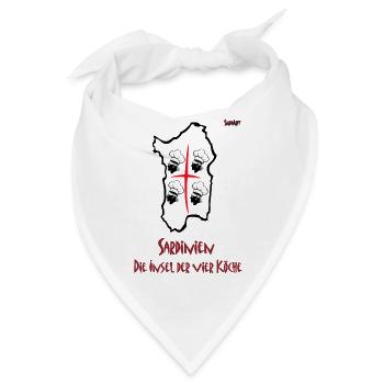 Sardinien - Die Insel der vier Köche - Bandana - Weiß - Vorne