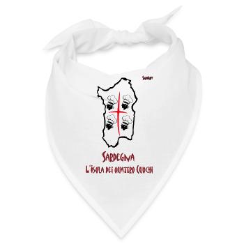 Sardegna L'Isola dei quattro Cuochi - Bandana - Weiß - Vorne