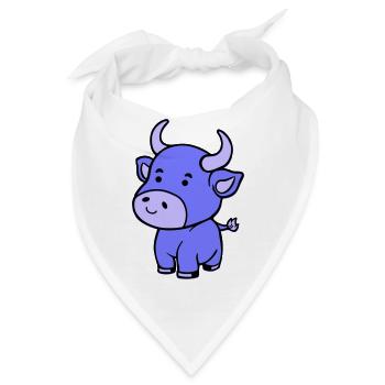 cow baby - Bandana - Weiß - Vorne
