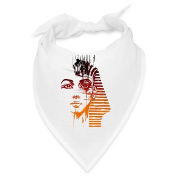 Pharao Ägypten Frauen Antike Pyramide Pharao Ägypten - Bandana - Weiß - Vorne