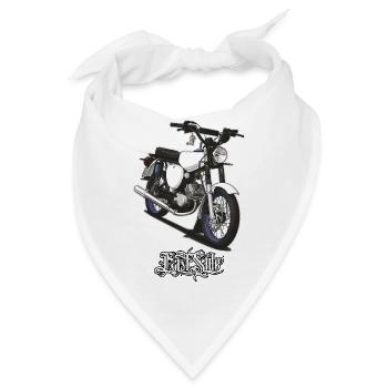 S51 (weiß) // Illustration - Bandana - Weiß - Vorne